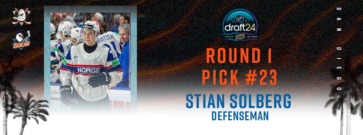Ducks Select Solberg at 23