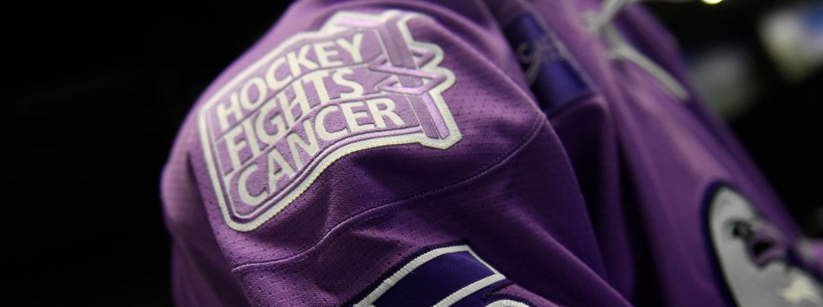 hockey fights cancer jersey raffle