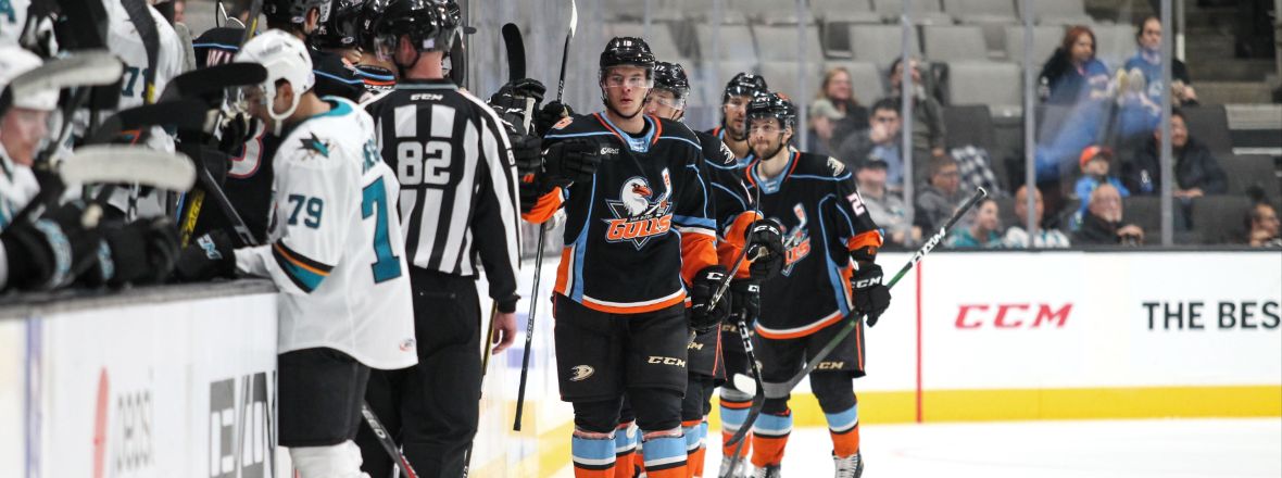 LIVE: Gulls Lead Barracuda 2-1