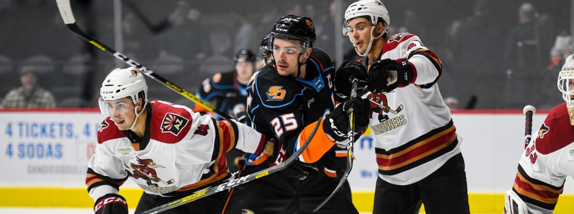 LIVE: Gulls Trail Roadrunners 2-0