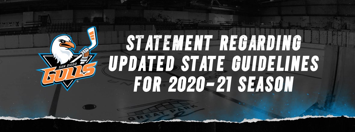 Gulls Announcement On Recent State Guidelines