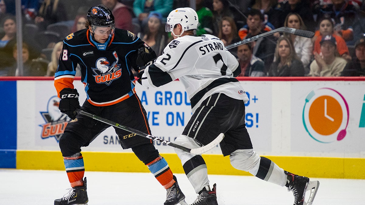 AHL San Diego Gulls Hockey Jersey Custom Nikolas Brouillard Alex Limoges  Hunter Drew Jacob Perreault Trevor Carrick Stitched White Blue Black From  Gemma_young, $29.65