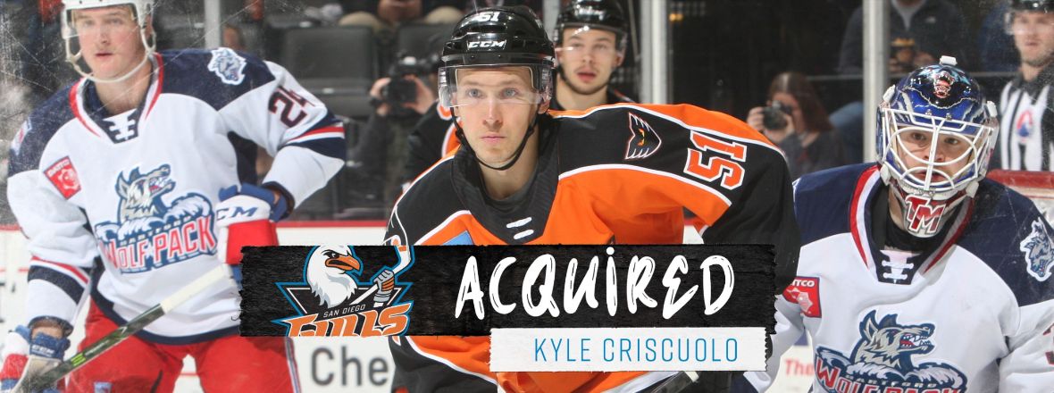 Ducks Acquire Criscuolo, Pick From Flyers