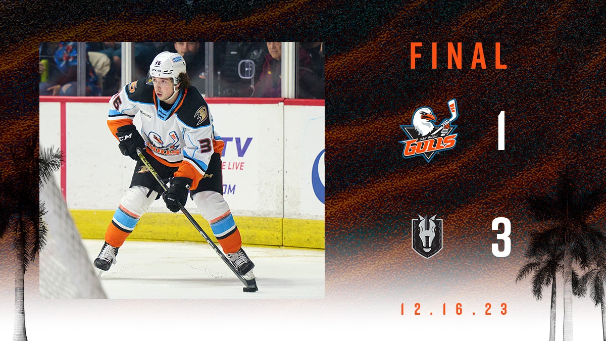Gulls Come Up Short in Tight Tussle with Silver Knights | San Diego Gulls