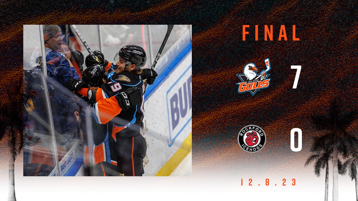 Suchanek, De Leo Make History In 7-0 Rout In Rockford | San Diego Gulls