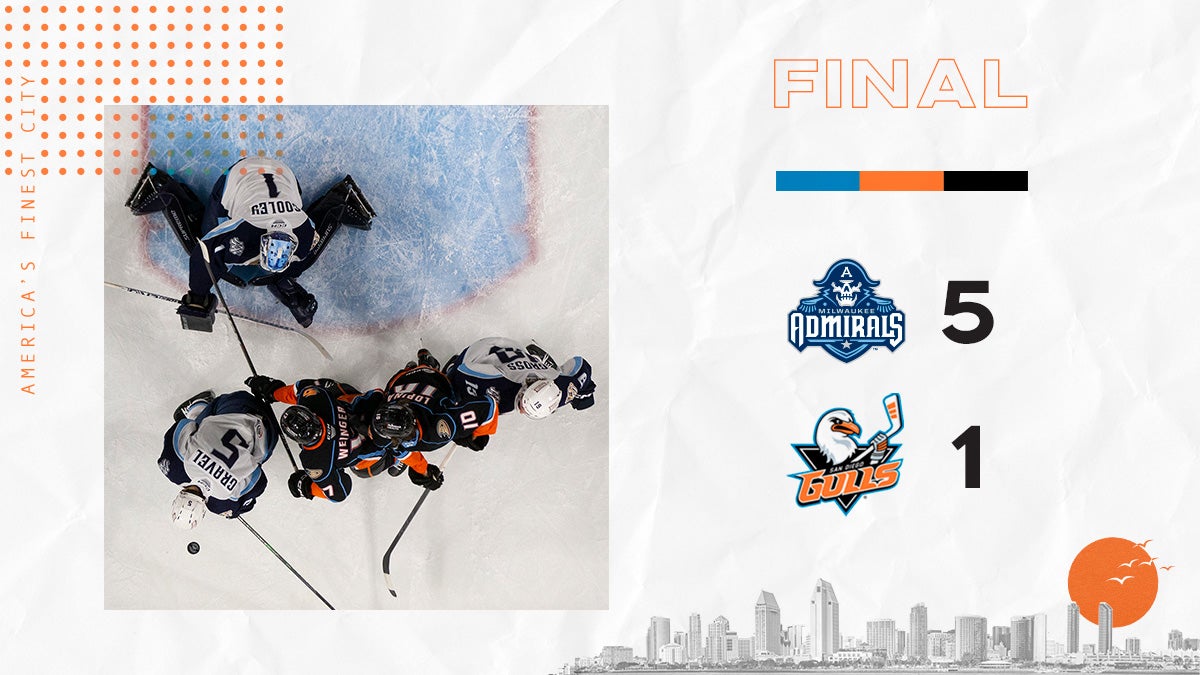 San Diego Gulls vs Milwaukee Admirals - November 4 2022