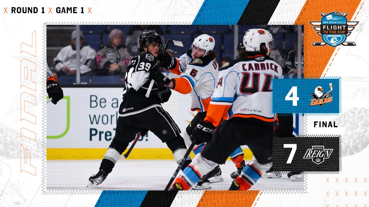 Ontario Reign take San Diego Gulls to the brink in overtime – San  Bernardino Sun