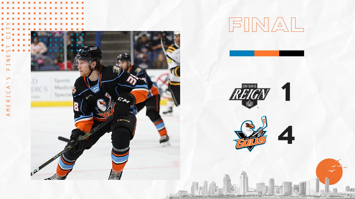 Gulls Triumph Against Reign, 4-1 | San Diego Gulls