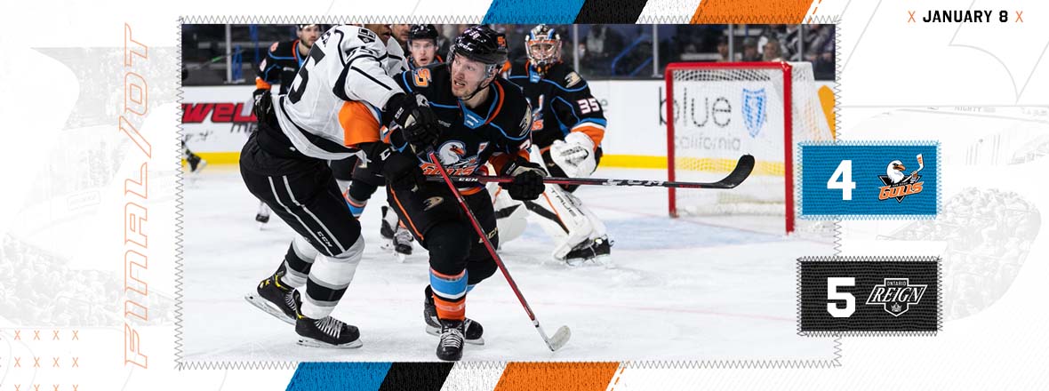 Gulls Earn Hard-Fought Point In Overtime Loss To Rival Reign San Diego  Gulls