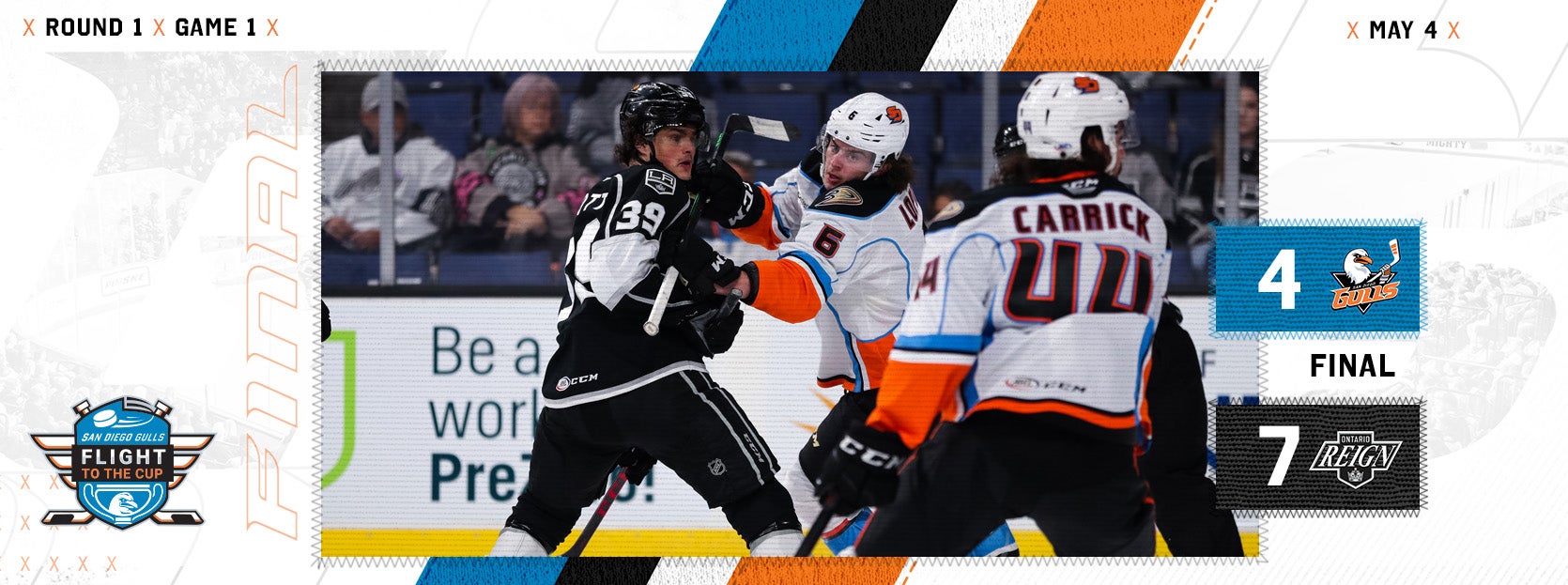 Gulls Drop Game 1