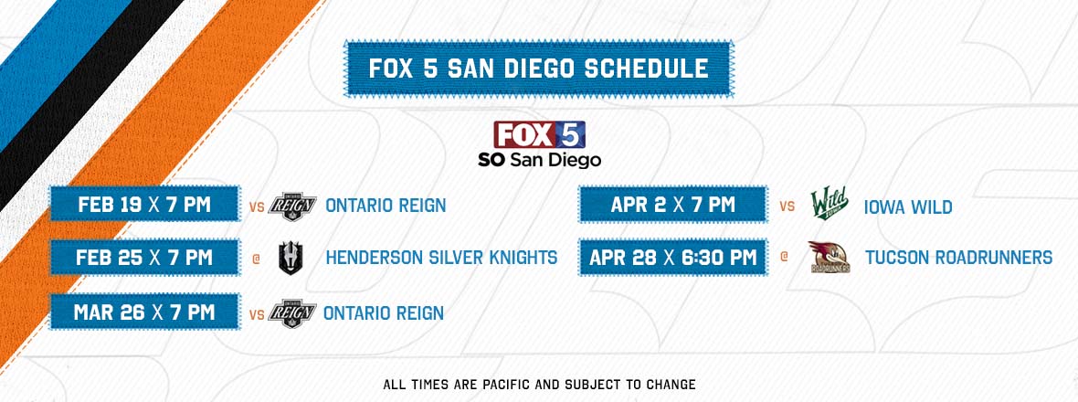 San Diego Gulls Announce 2023-24 Regular Season Schedule