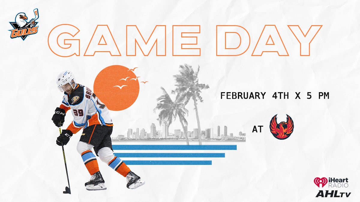 PREVIEW Gulls, Firebirds Clash In Final Game Before AHL All-Star Classic San Diego Gulls