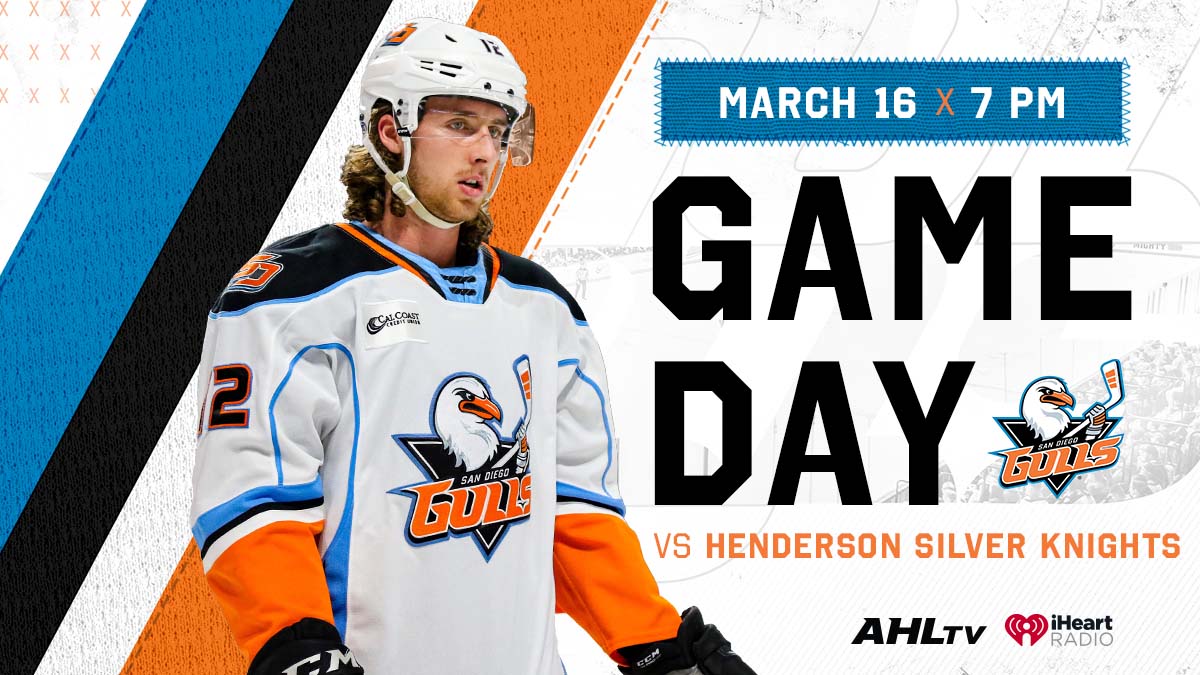 PREVIEW Gulls, Silver Knights Open Pivotal Four-Game Series Tonight San Diego Gulls