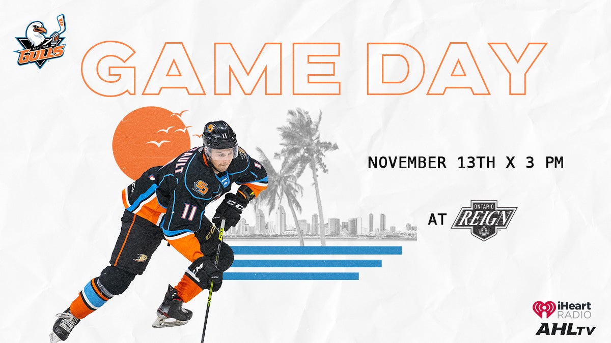 PREVIEW: Gulls Continue Rivalry With Reign In Ontario | San Diego Gulls