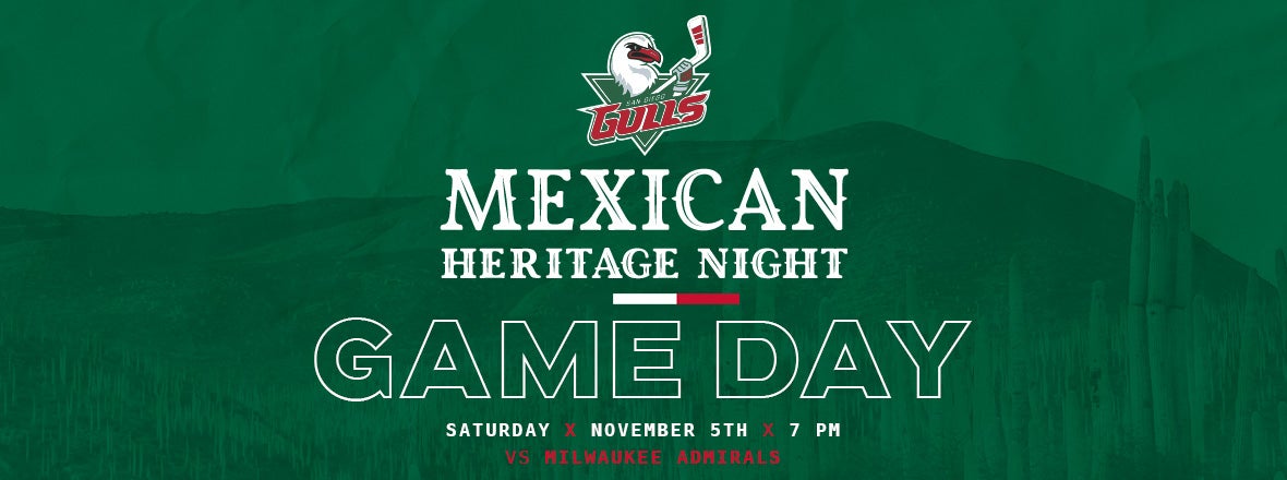 Gulls, Admirals Face Off On Mexican Heritage Night