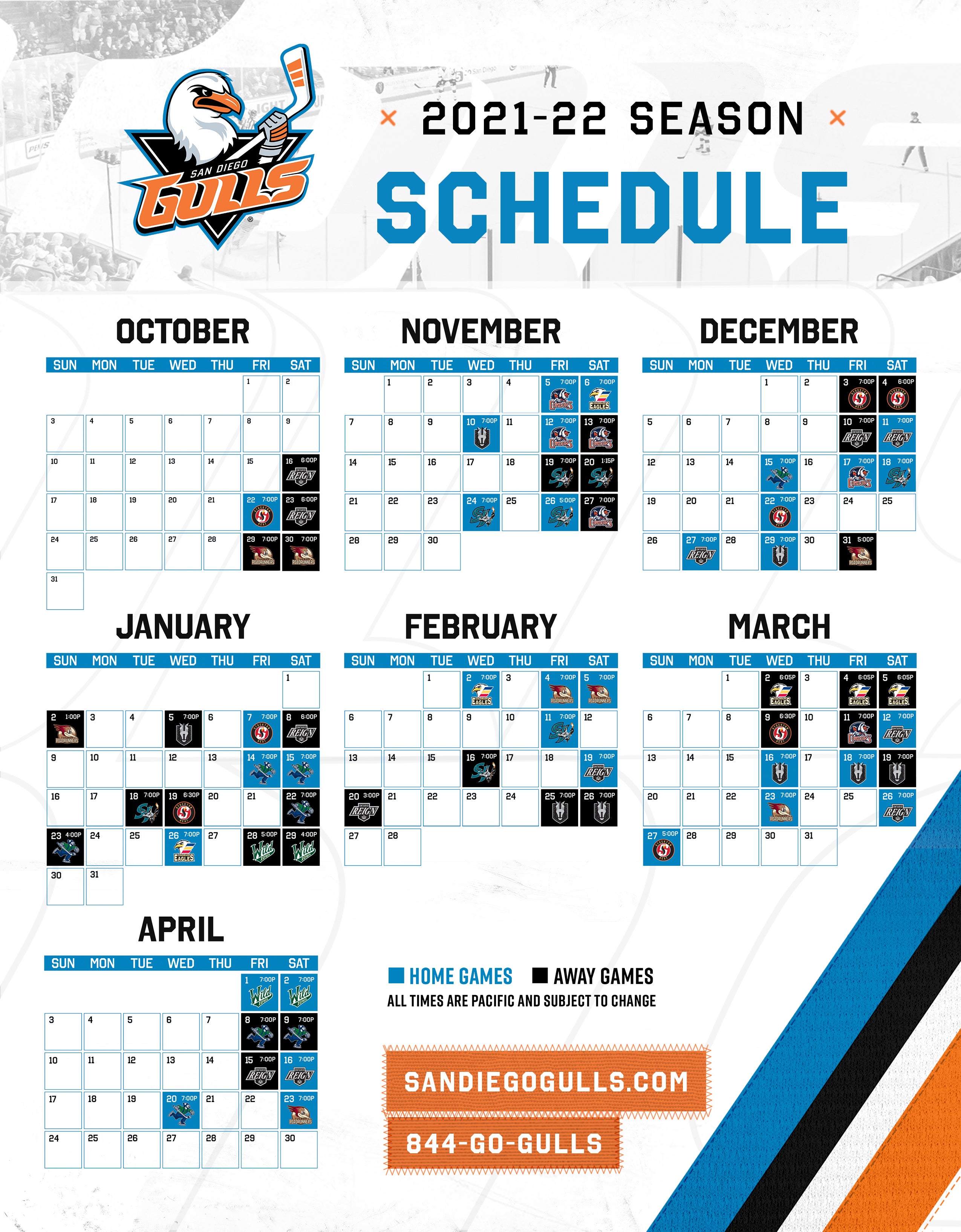 San Diego Gulls 2024 Schedule Tansy Florette San Diego Gulls 2024 Schedule Tansy Florette