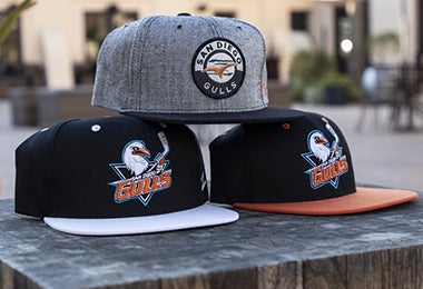 New Era, Accessories, San Diego Gulls Ahl Fitted Hat