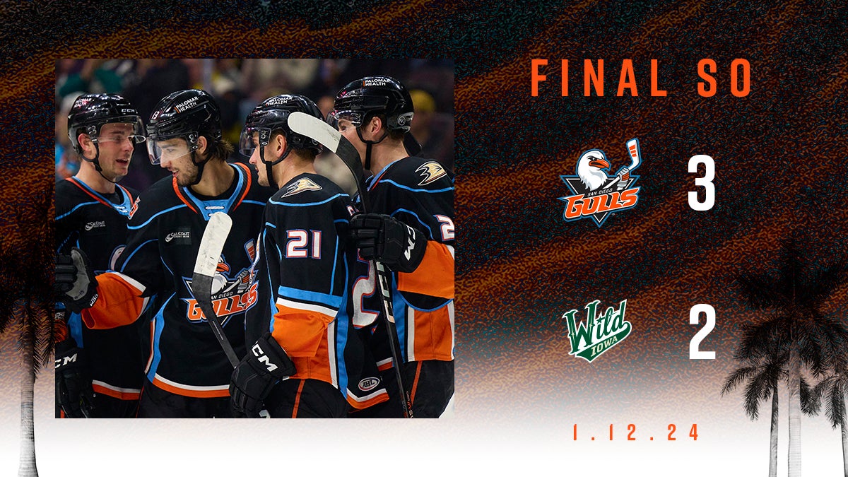 Gulls Tame the Wild in 3-2 SO Victory | San Diego Gulls
