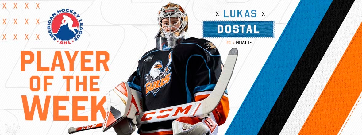 AHL Names Dostal Player Of The Week