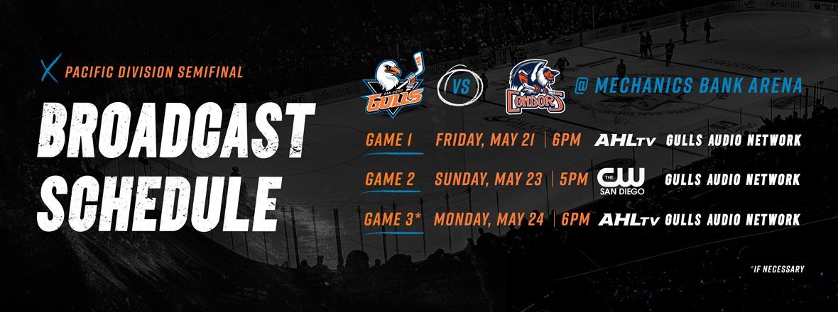 Playoff Broadcast Schedule Announced