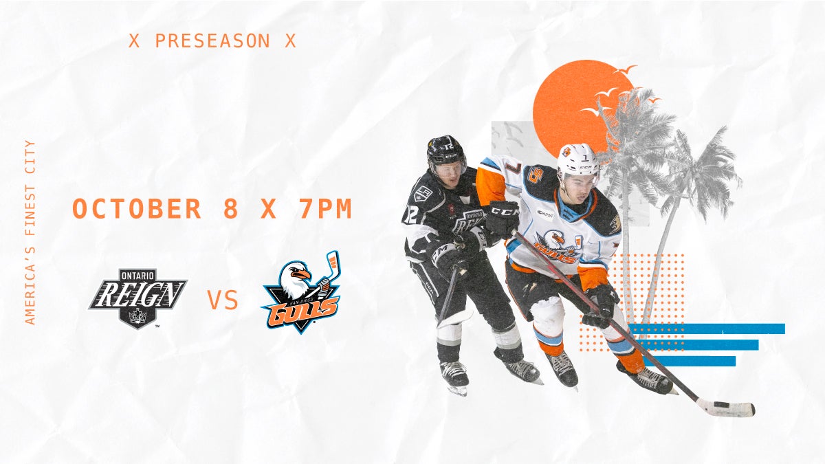 San Diego Gulls To Host Ontario Reign In Exhibition Game Oct