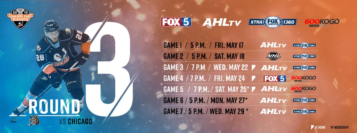 Gulls Announce Round 3 Broadcast Schedule