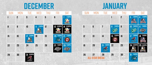 San Diego Gulls 2016-17 Schedule