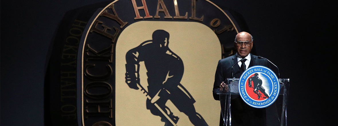 Willie O'Ree Inducted into Hockey Hall of Fame